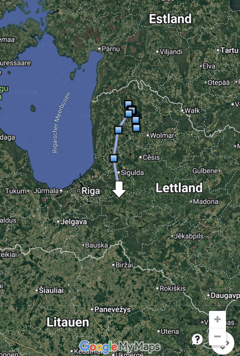 Noorim ja väiksem Iks kelle rändele kõik vaatajad kaasa elavad on jõudnud Läti keskossa. Tema ränd pikkuseks oli 150 km ja lennukiirus veidi alla 60 km/h.