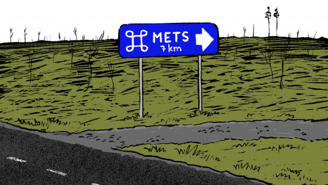 Mets 7 km.